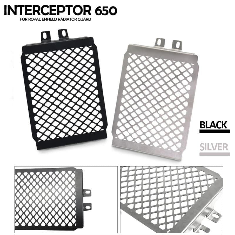 Motorcycle aluminum Radiator Guard Grille Protective Guard Cover For Royal Enfield Interceptor 650 