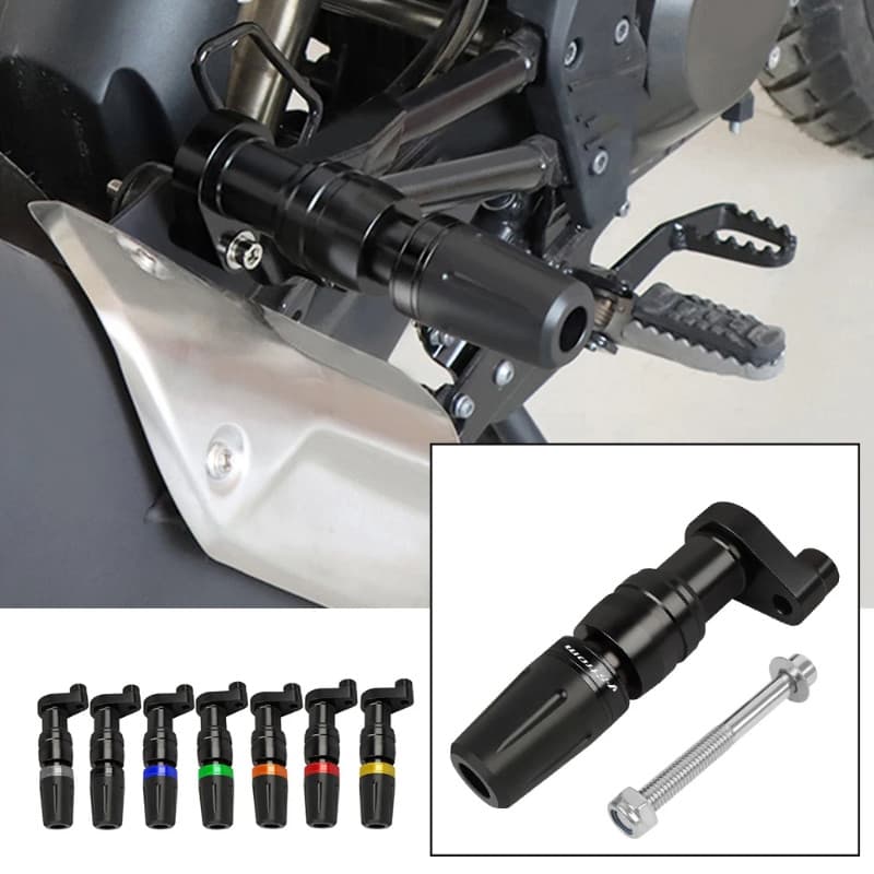 For Suzuki V-Strom DL650 DL 650 V Strom XT650 VStrom 1000 All Years Universal Exhaust Sliders Motor