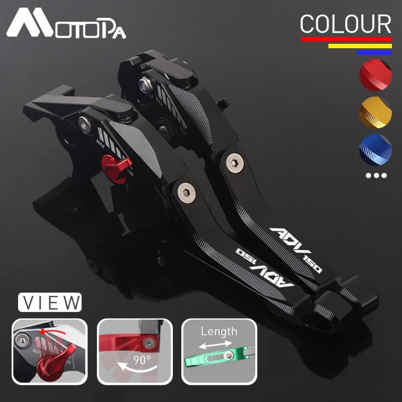 For Honda ADV150 ADV 150 2019-2023 Motorcycle  ADV150 CNC 5D Brake Clutch Levers Handlebar Grip Han