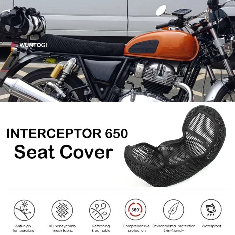 Interceptor 650 Accessories Motorcycle Seat Cover for Royal Enfield INTERCEPTOR 650 2018-2022 Seat 