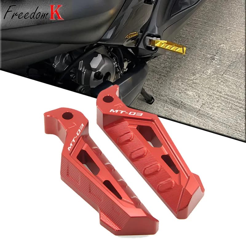 For YAMAHA MT-03 MT 03 MT03 2017 2018 2019 2020 2021 2022 CNC Aluminum Rear Passenger Foot Peg Foot