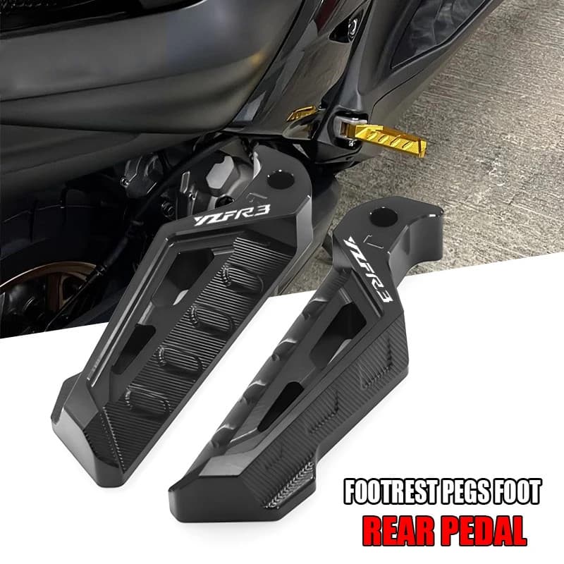 Fit For YAMAHA YZF-R3 YZFR3 YZF R3 Motorcycle Accessories Left and right Rear Foot Pegs Passenger F