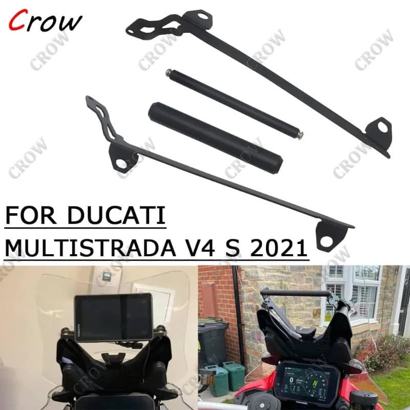 Motorcycle Mobile Phone Navigation GPS Bracket Board For DUCATI MULTISTRADA V4 S 2021 MULTISTRADA v