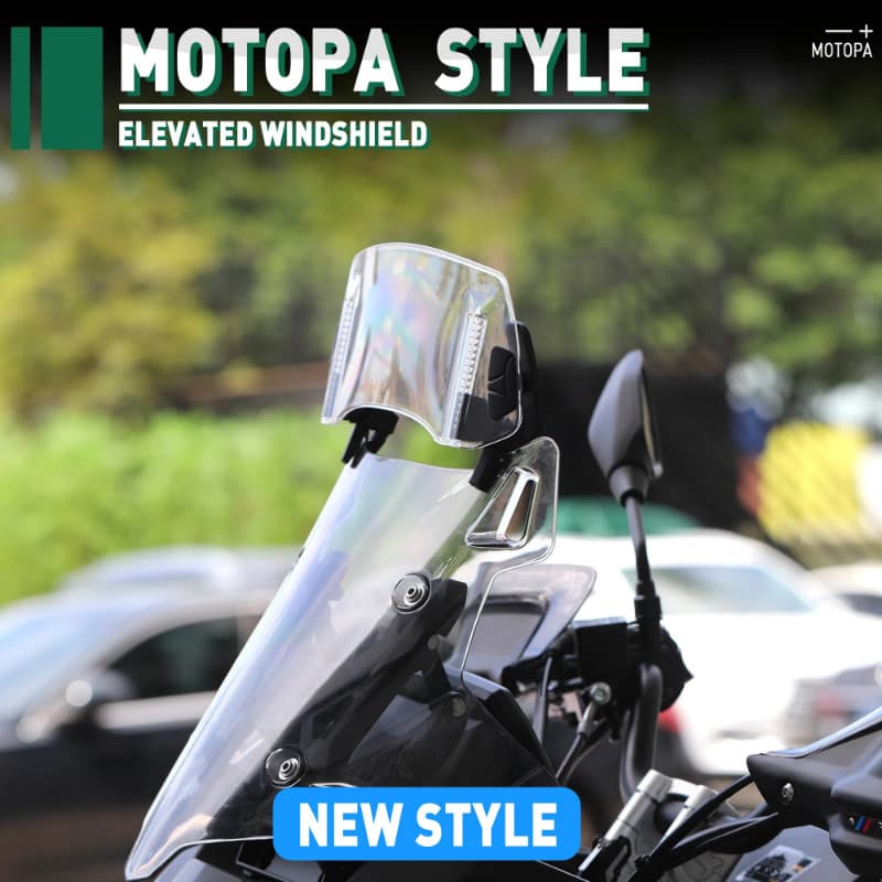 Motorcycle Windshield Universal Adjustable Windscreen For KAWASAKI versys 1000 Versys650 Versys 300