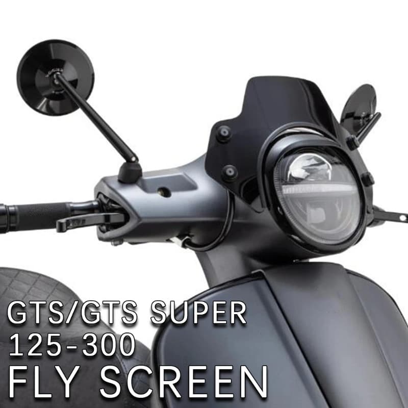 Motorcycle Windshield For Vespa GTS 125 GTS 250 GTS 300 GTS Super 125-300 Fly screen GTS300 GTS250 