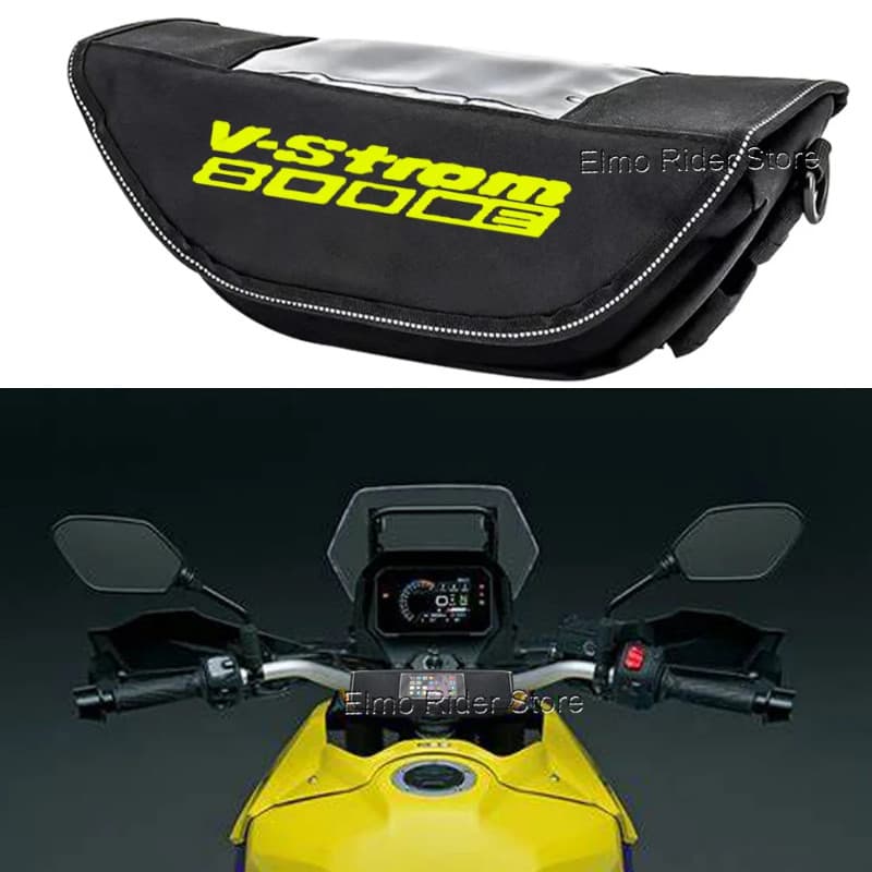 For Suzuki V-Strom 800DE V-Strom 800DE 2023 Motorcycle Handlebar Waterproof Bag Travel Bag Storage 