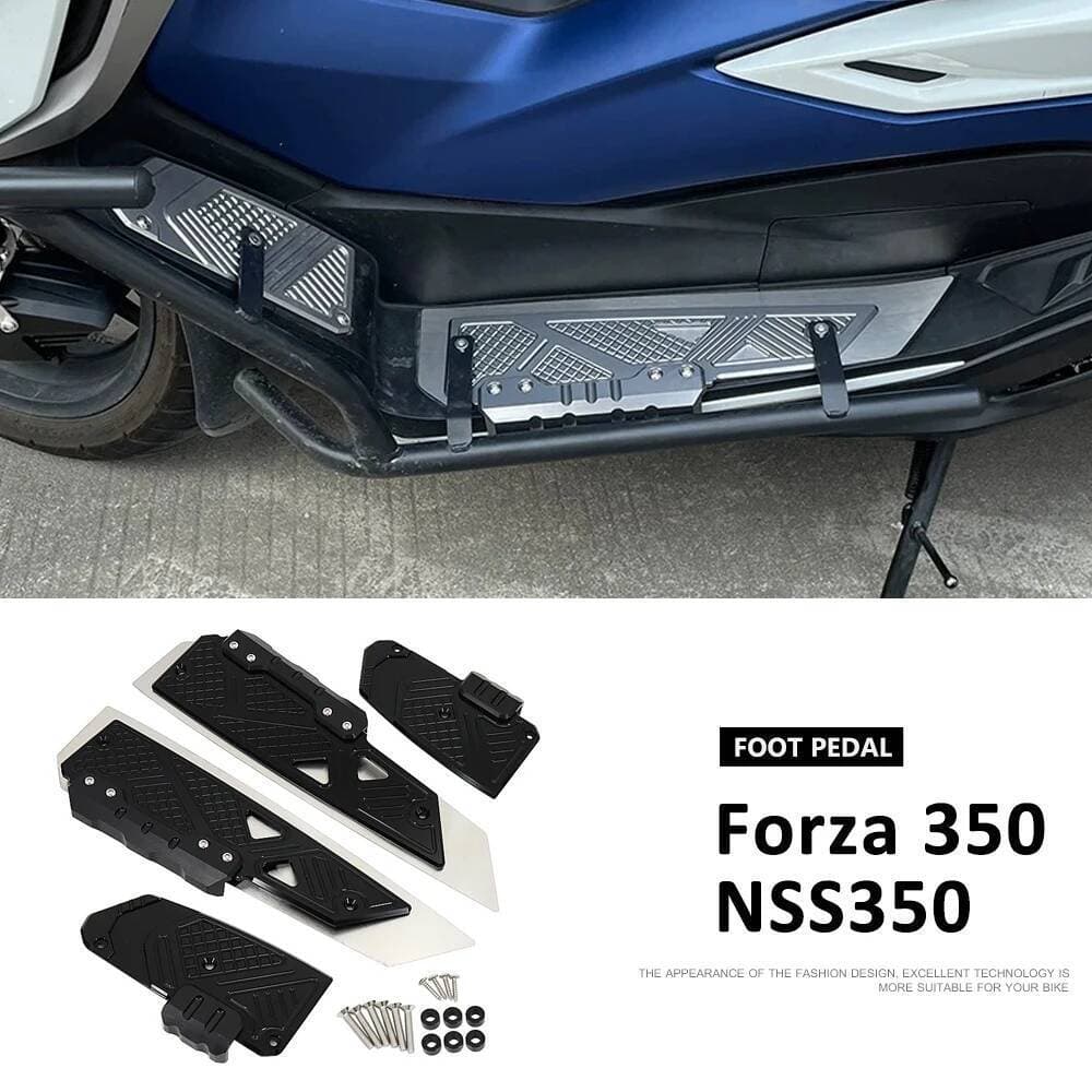 เท้าเหยียบสําหรับ Honda Forza 350 FORZA350 NSS 350 NSS350 รถจักรยานยนต์ Footrest Footboard Step Footpad เหยียบแผ่น 2018-2024 2023