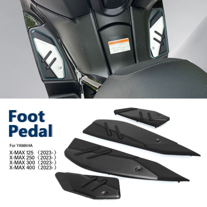 For Yamaha XMax 125 250 300 400 XMax125 XMax250 XMax300 XMax400 2023- Accessories Footrest Footpads