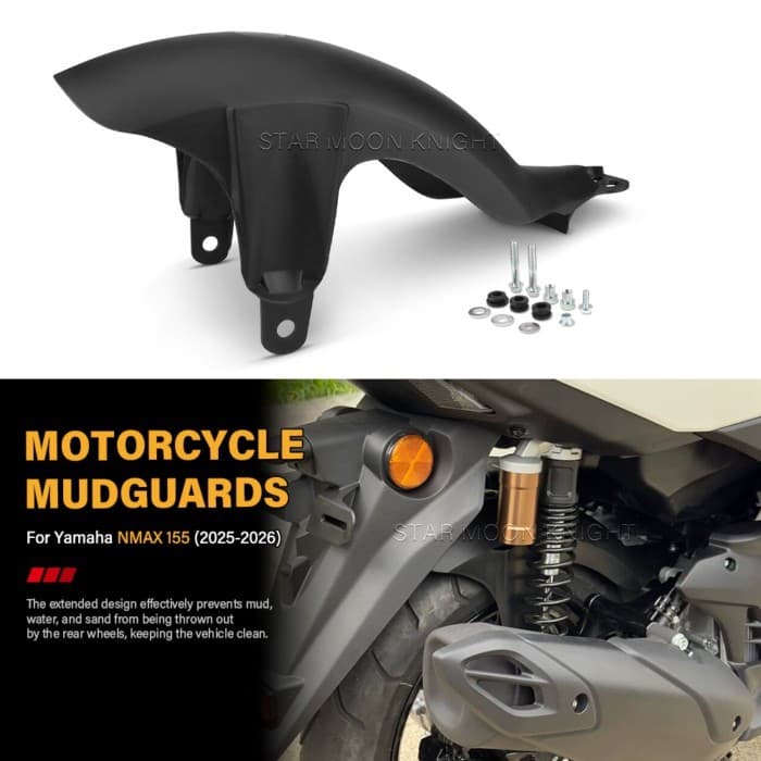 For Yamaha N-MAX NMAX 155 Nmax155 2025 2026 Rear Fender Mudguard Splash Guard NMAX155 Accessories T