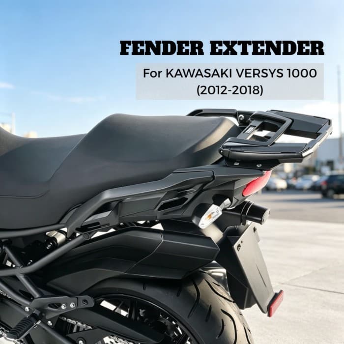 Versys1000 Fender Extension For Kawasaki Versys 1000 2012-2018 VERSYS 1000 Motorcycle Rear Mudguard