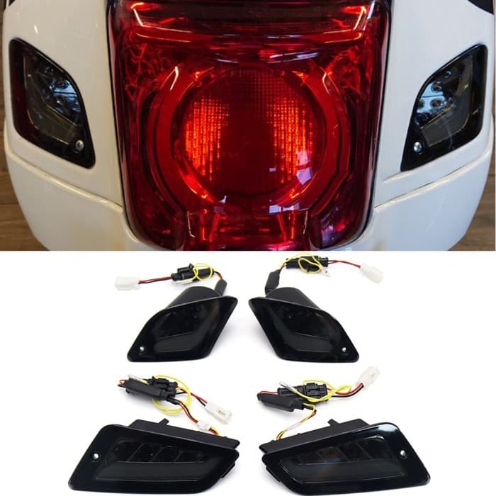 For Vespa GTS300 GTS 300 GTS250 GTS150 Lamp Motorcycle LED Turn Signal Indicators Light Front&Rear 