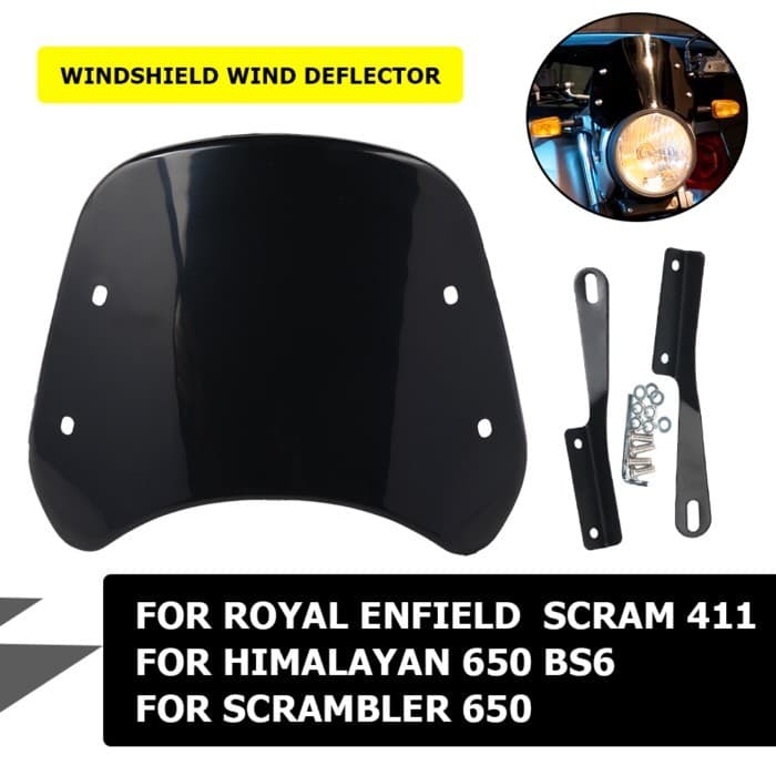 For Royal Enfield Scram 411 Scram411 Himalayan 650 BS6 Scrambler 650 Accessories Windscreen Windshi