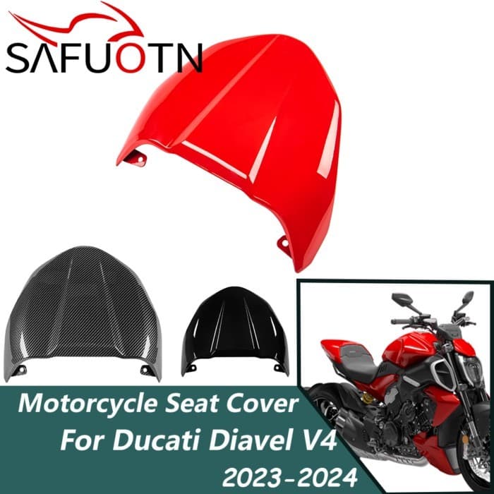 For Diavel V4 Motorcycle Rear Passenger Seat Cover Cowl Pillion Fairing for Ducati Diavel V4  Diave