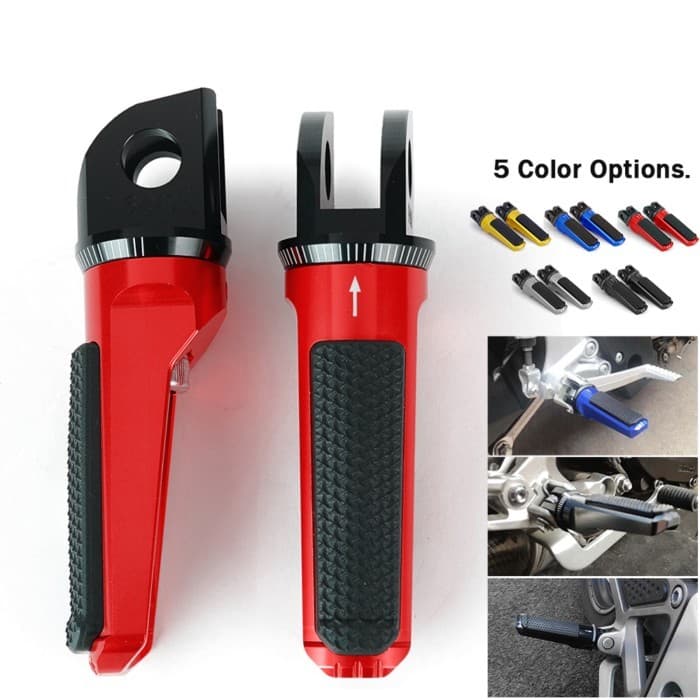 Front Foot Pegs Footrests for Kawasaki Z900 Z650 Z900RS Z300 Z125 / Versys 650 1000 Versys-X 300 / 