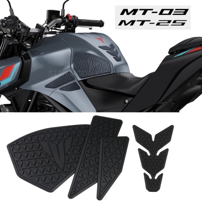 For Yamaha MT-03 MT-25 MT03 MT25 2020 2021 2022 MT 03 Motorcycle Sticker Non-slip Side Tank Pad Ant