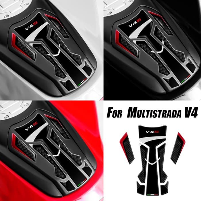 For Ducati Multistrada V4 Motorcycle Accessories Waterproof Protective Sticker 3D Epoxy Resin Prote