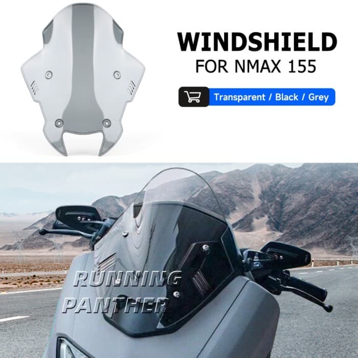 For Yamaha Nmax N-max 155 Nmax155 N-max155 2020-2024 Motorcycle Front Windscreen Windshield Wind Sc