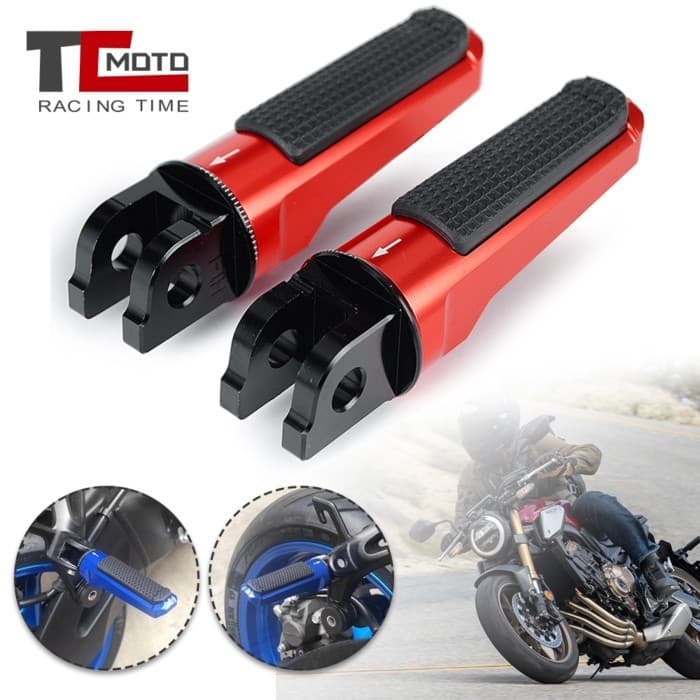 Front Foot Pegs Footrests For Honda CB125R CB 125R CB300R CB 300R CB1000R CBR 650F MSX 125 NEO SPOR