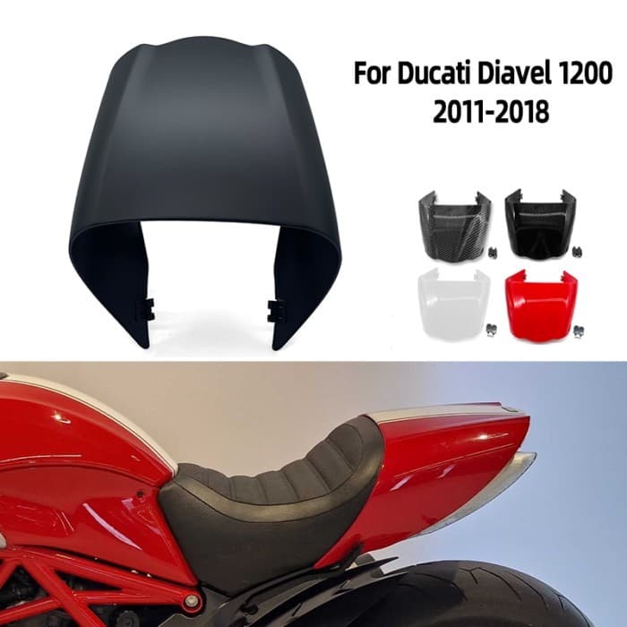 Motorcycle Accessories Seat Cover Cowl Fairing Rear Passenger Pillion Fit For Ducati Diavel 1200 20