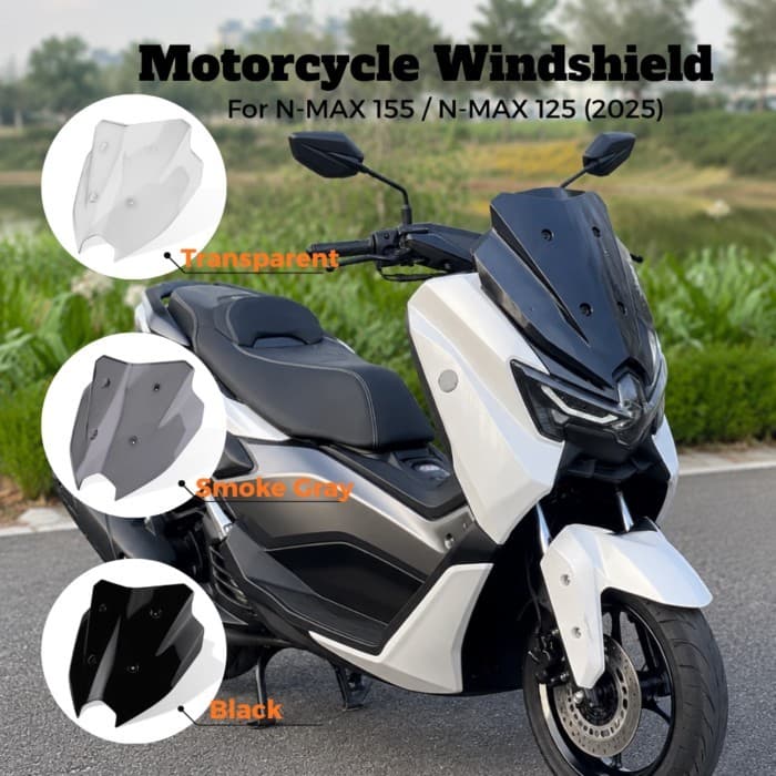 For Yamaha NMAX125 NMAX155 N Max NMax 155 125 Tech MAX 2025+ Motorcycle Accessories New Windshield 