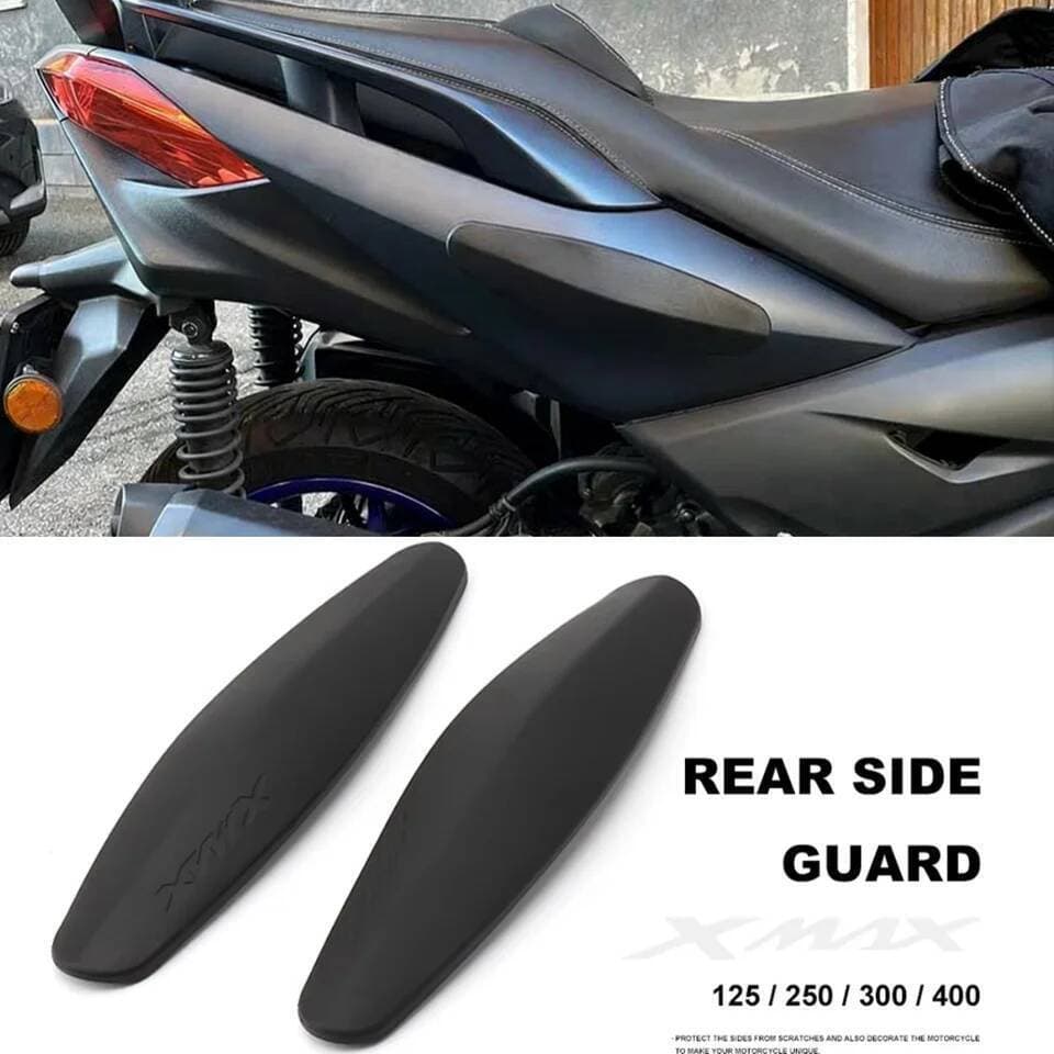 รถจักรยานยนต์ Anti Scratch Strip สติกเกอร์สีดําด้านข้าง Protector Guard ใหม่สําหรับ Yamaha XMAX 125 X-MAX 125 X-MAX 250 X-MAX 300 X-MAX 400