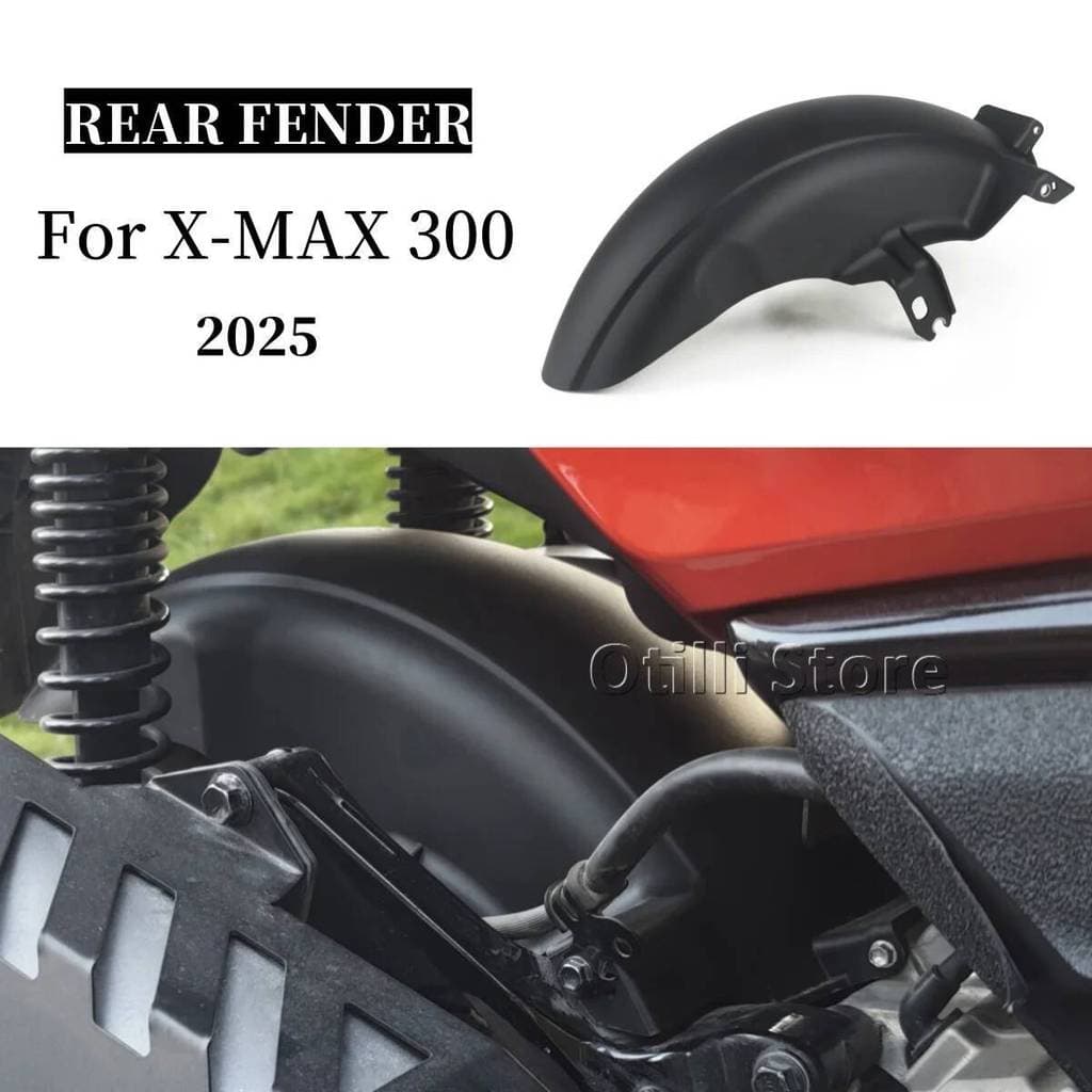 รถจักรยานยนต์ด้านหลัง Fender Mudguard Mudflap ล้อ Hugger Splash Guard Protector สําหรับ YAMAHA XMAX300 X-MAX 300 XMAX 300 X-MAX300