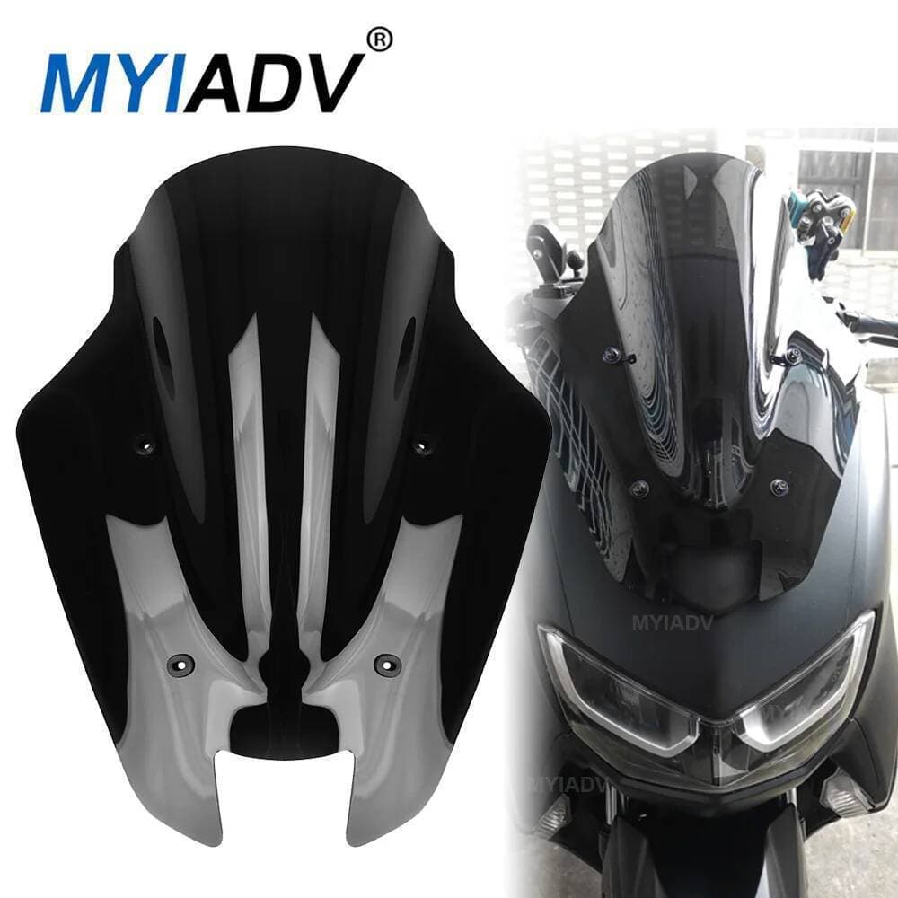 รถจักรยานยนต์ด้านหน้ากระจกกระจกสําหรับ Yamaha NMAX155 N-MAX 155 N-MAX155 2020-2023 2024 หน้าจอลม Shield Deflector Guard