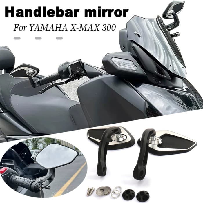 Motorbike Accessories New handlebar mirrors For Yamaha X-MAX 300 XMAX300 X-MAX300 XMAX 300 diamond-