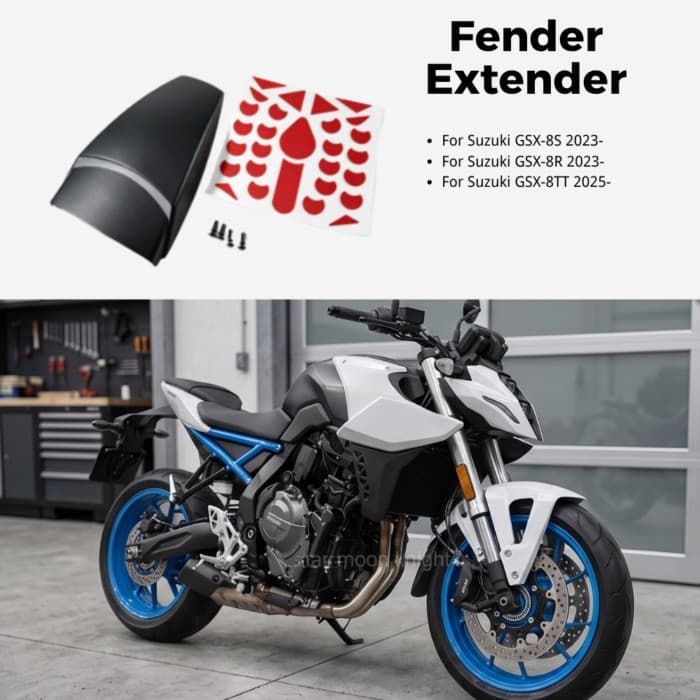 For Suzuki GSX-8TT (2025-) GSX-8S Gsx-8S GSX-8R 2023 2024 2025 Motorcycle Front Fender Mudguard Spl