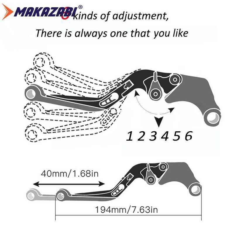 For ~ Royal Enfield Interceptor 650 GT 650 Continental GT 650 Motorcycle Adjustable Extendable Foldable Brake Clutch ~