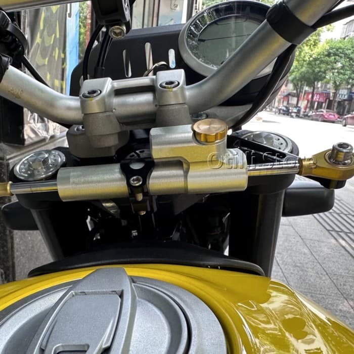 Motorcycle Stabilizer Bracket For Ducati Scrambler 800 CNC Steering Damper Mount Kit SCRAMBLER800 S