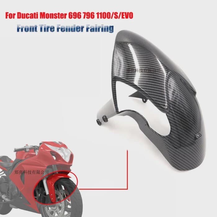 For Ducati Monster 696 796 1100/S/EVO Front Tire Fender For Ducati Monster 696 796 1100/S/EVO Mud G