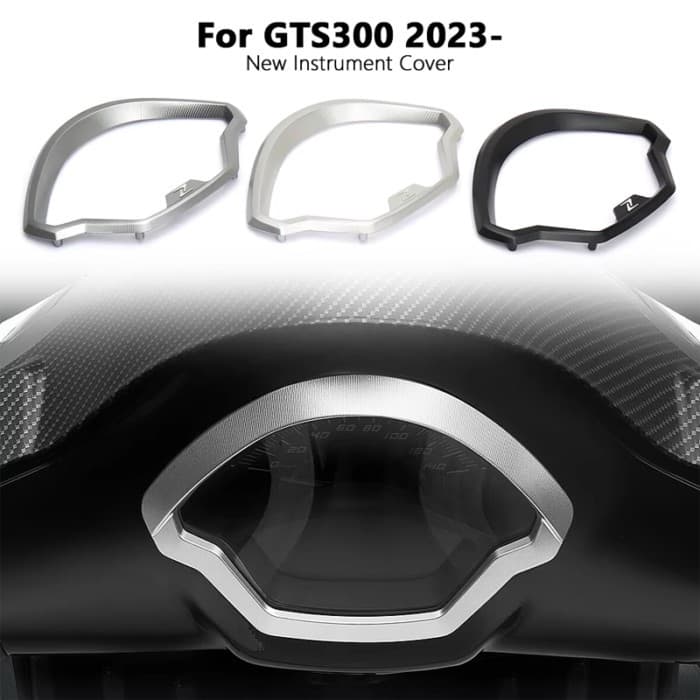 Motorcycle Front Speedometer Gauges Trim Ring Frame Cover Visor For Vespa GTS 300 GTS300 gts300 Gts