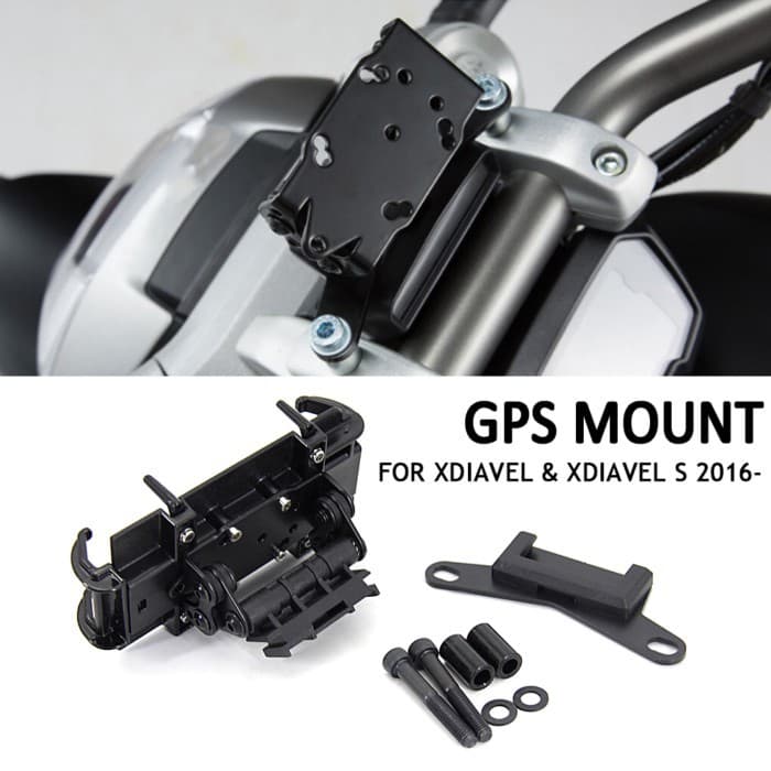 New Black GPS Mount For Ducati XDiavel X DIAVEL S Motorcycle Navigation Bracket Mobile Phone Board 