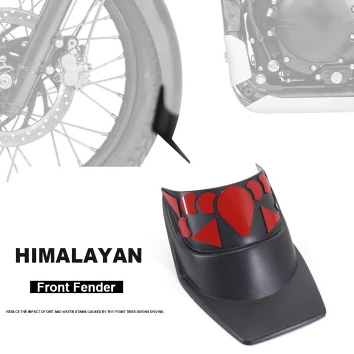 Front Tire Wheel Fender Mudguard Extender Hugger Splash Mud Guard For Royal Enfield Himalayan HIMAL