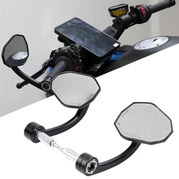 Fit For YAMAHA MT-03 MT-07 MT-09 MT-10 FZ-09 FZ-07Motorcycle Accessories Rear View Mirrors 7/8" 22M