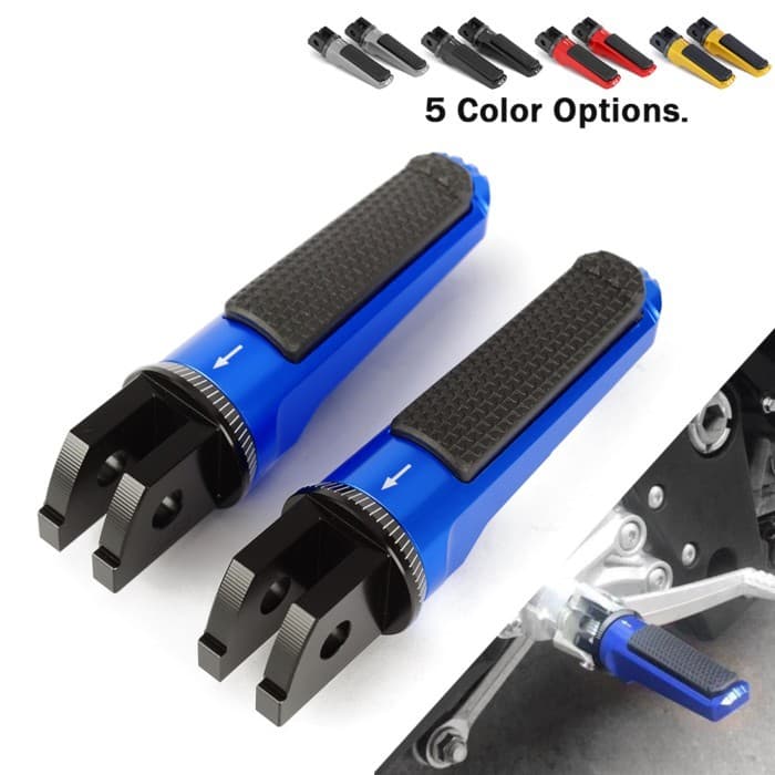 Front Foot Pegs Footrests For Yamaha MT07 MT-07 MT09 MT-09 MT 07 09 Tracer FZ6 FZ-6 FZ 6 Fazer FJR1