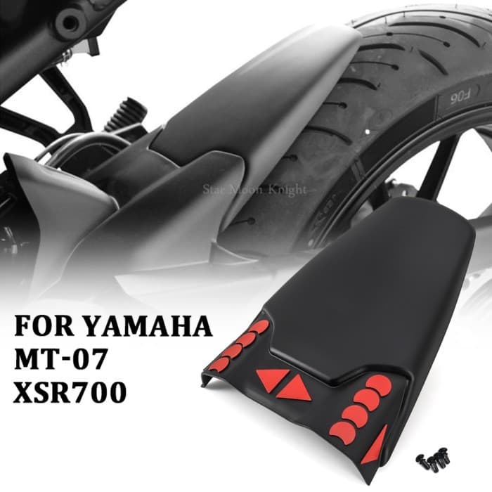 MT 07 XSR 700 Motorcycle Rear Fender Mudguard Extender Extension Refit For YAMAHA MT-07 MT 07 2013 