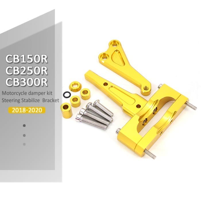 Motorcycle Steering Dampers Stabilizer Bracket Mount Kit Support For HONDA CB150R CB250R CB300R 201