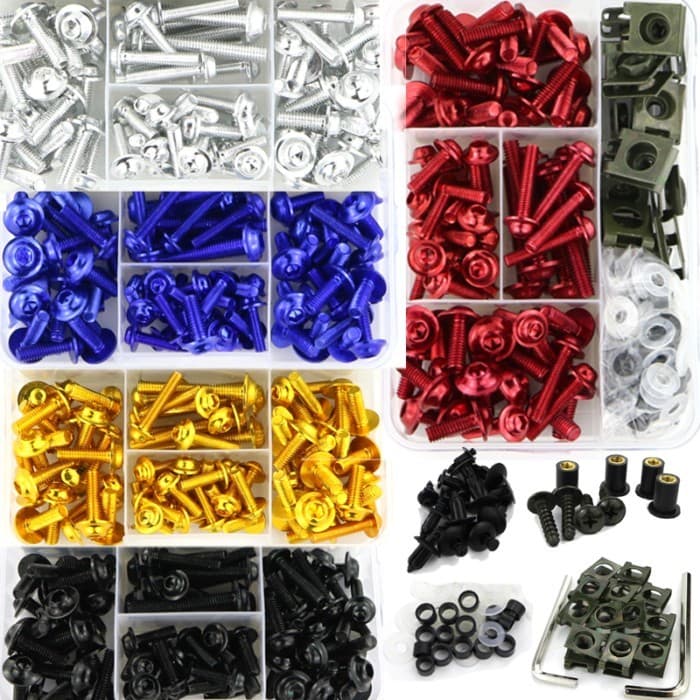 Full Fairing Bolts Kit Body Screws Fit For SUZUKI GSX-R125 GSX-R600 GSX-R750 GSX-R1000 GSX1300R Hay