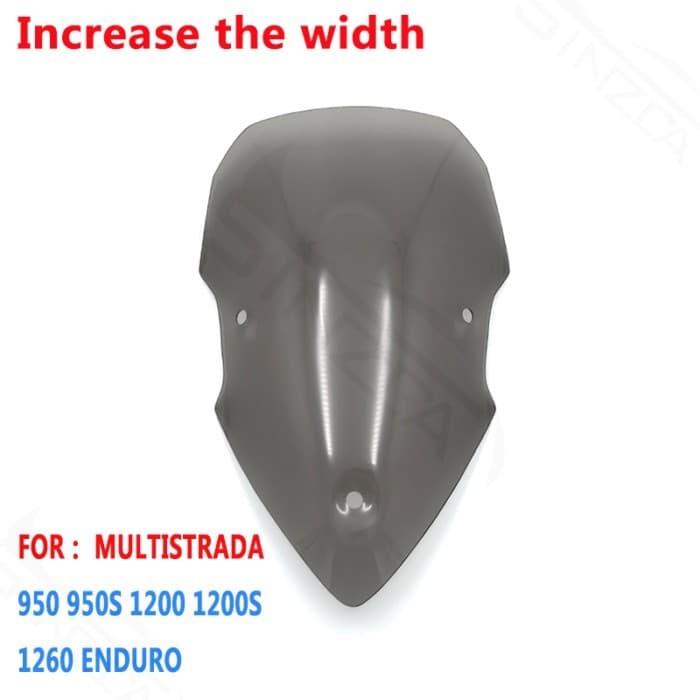 Wider For DUCATI MULTISTRADA MTS950,MTS950S,MTS1200,MTS1200S,MTS1260,ENDURO Windshield Windscreen D