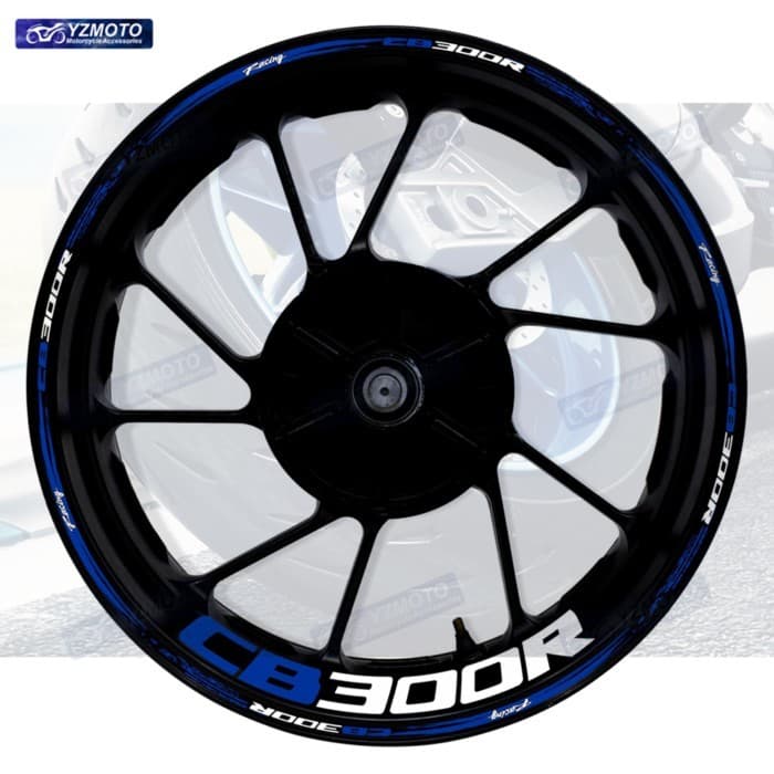 Motorcycle Accessories Sticker For Honda CB300R Front And Rear 17 Inch Wheel Racing Decal Car Refle