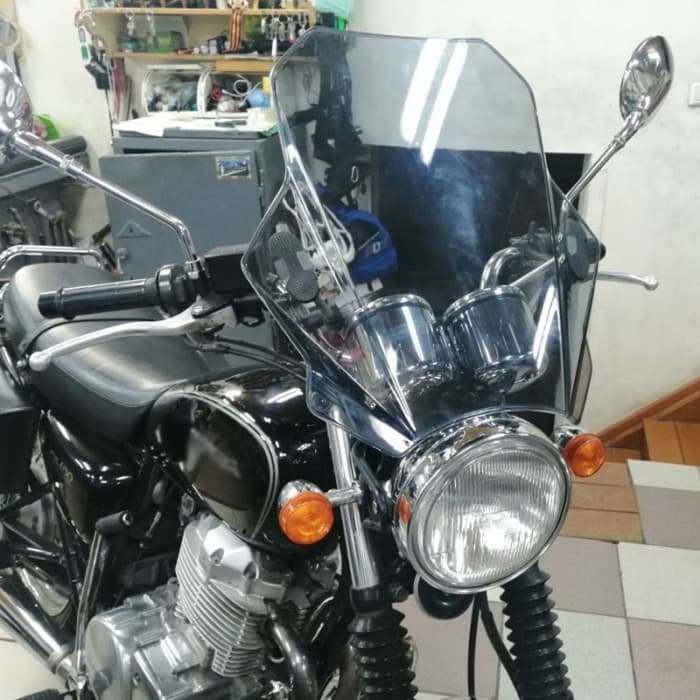 Fit for Honda CB650R CB300R CB1000R Adjustable Windshield Universal Motorcycle Windscreen Deflector