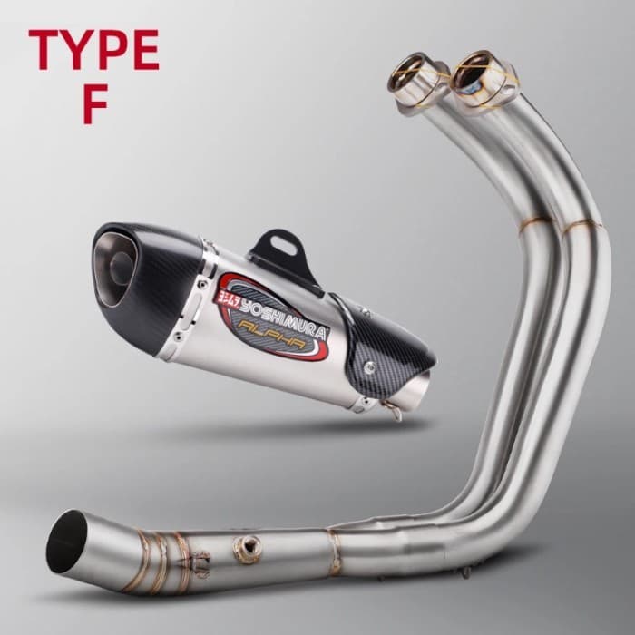 Motorcycle Full sc Exhaust System with yoshimura alpha Muffler Pipe For Yamaha MT-07 FZ-07 MT 07 XS