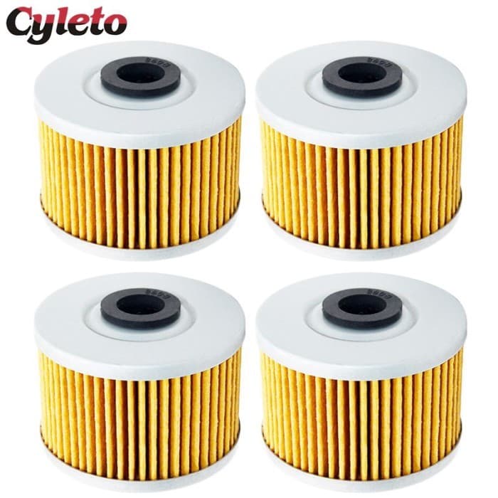 1/2/4pcs Cyleto Oil Filter for Kawasaki KLX110 KLX125 KLX250 KLX 125 250 D-Tracker KLX140 KLX150 KL