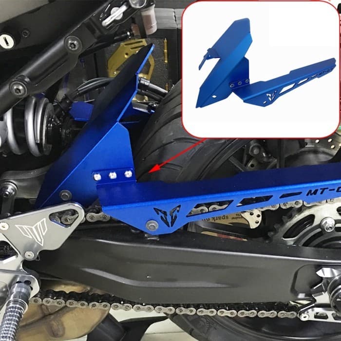 FZ07 MT07 13-17 Chain Guard Cover Rear Fender Tire Hugger for Yamaha MT-07 FZ-07 MT 07 FZ 07 2013-2