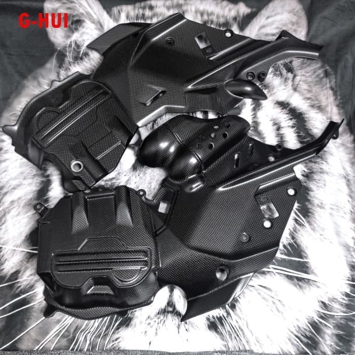 For Ducati Diavel V4 2023 2024 2025 Cylinder Head Cover Engine Covers Fairing Kit 100% Carbon Fiber