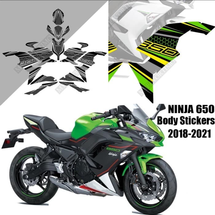 Ninja 650 NINJA 650 Fuel Tank Protection Decal Motorcycle Sticker For Kawasaki NINJA 650 Ninja650 2