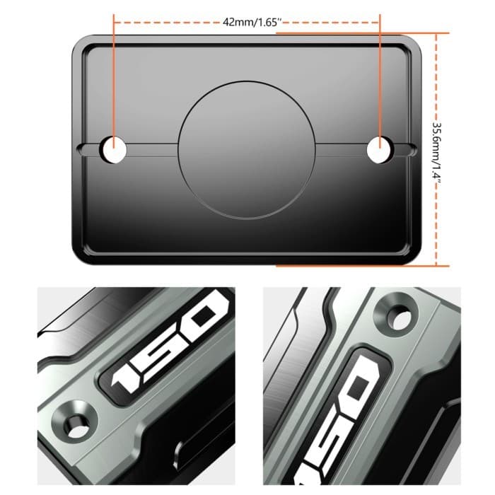 For HONDA ADV150 ADV160 ADV 150 160 ADV 150 ADV 160 Motorcycle Front Brake Reservoir Fluid Tank Cov