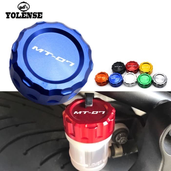 For YAMAHA MT-07 MT07 MT 07 FZ-07 FZ07 FZ 07 Motorcycle Accessories CNC Aluminum Rear Brake Reservo